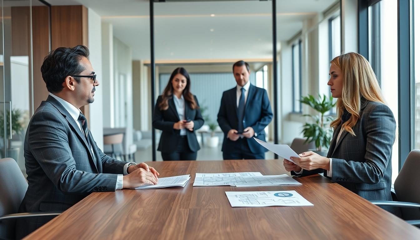 Senior legal team and family support